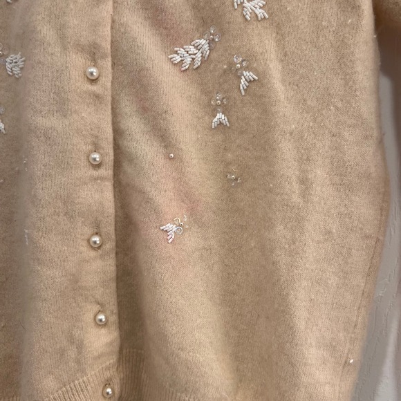 Mitsukoshi Vintage Beaded and Pearl Cardigan Sweater - Picture 8 of 8